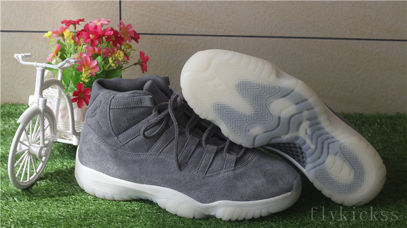 Air Jordan 11 Retro Grey Suede